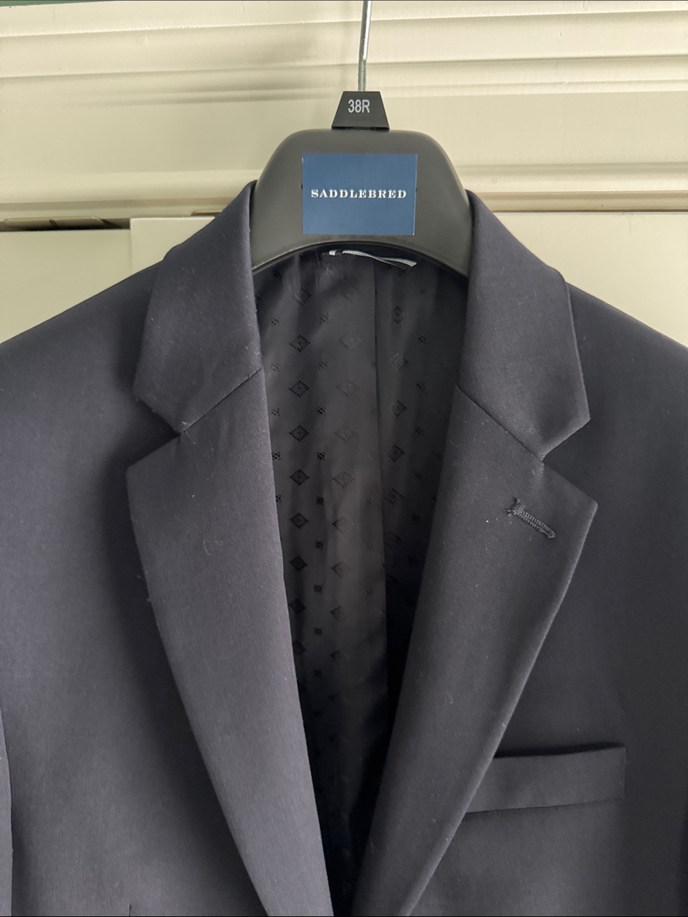 Saddlebred Men's Dark Navy Blazer - Classic Notch Lapel